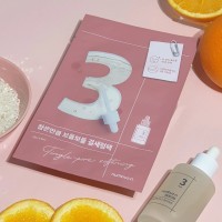 Numbuzin No.3 Tingle-Pore Softening Sheet Mask - Тканевая маска для сужения пор  27мл.  