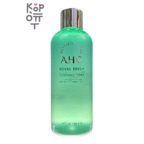 AHC — Royal Fresh Soothing Toner — освежающий успокаивающий тонер для лица, 290 мл