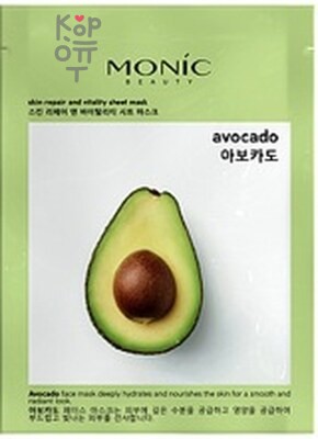 MONIC BEAUTY Skin Code — тканевая маска для лица, 24 мл