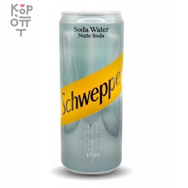Schweppes Soda Water - Газированный безалкогольный напиток Сода, Вьетнам, 320мл.  &mdash; Корейские товары для всей семьи(КорОпт)