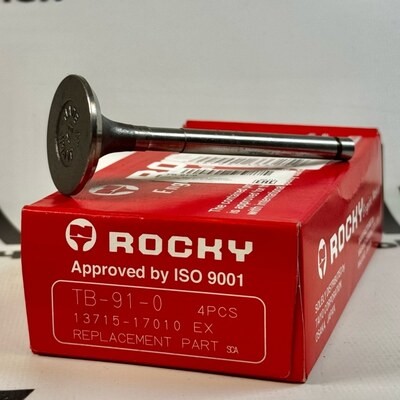 Клапан двигателя 1HZ / 1HDT выпускной TB-91-0 13715-17010 36x103.4x8 ROCKY