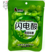 Конфеты Sour Candy green grape КИСЛЫЕ