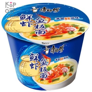 Лапша быстрого приготовления Kang Shi Fu креветки и морепродукты, 101гр. — Корейские товары для всей семьи(КорОпт)