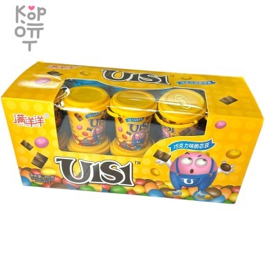 Шоколадное драже - Разноцветные шарики в праздничных ведерках — Корейские товары для всей семьи(КорОпт)