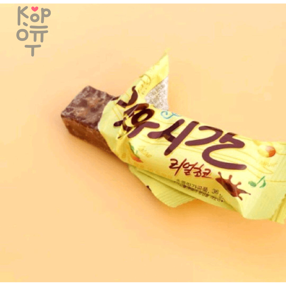 HAITAI Choco Free time Bar - Шоколадный батончик Кранки с нугой и ...
