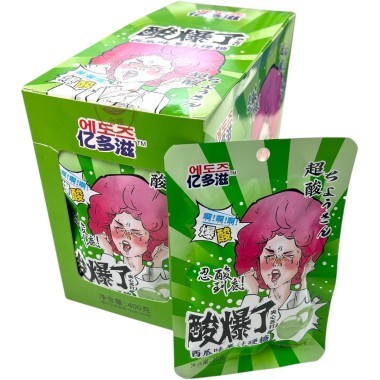 Возмутительно кислые конфеты Baokousuan со вкусом АДского Яблока &mdash; Корейские товары для всей семьи(КорОпт)