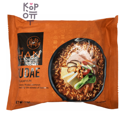 The Han Kitchen Budae - Лапша быстрого приготовления со вкусом корейского рагу 119 г, Коробка 32 шт.