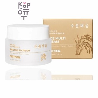 PrettySkin Rice Multi Cream - Крем для лица с экстрактом риса, 100 мл