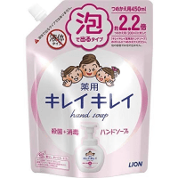 LION "KireiKirei" Foam Soap - Антибактериальное мыло-пенка для рук с фруктово-цитрусовым ароматом.