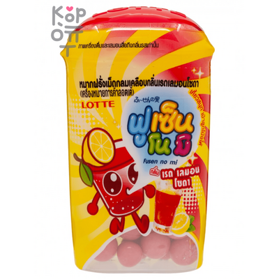 Fusen No Mi Soda Lotte — Резинка жевательная драже с лимонадом, 15 г