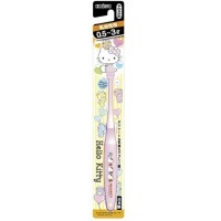 EBISU Kids Toothbrush - Детская зубная щетка "Котята" с компактной головкой (от 0,5 до 3 лет)
