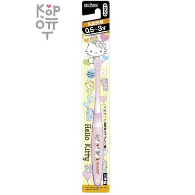 EBISU Kids Toothbrush - Детская зубная щетка "Котята" с компактной головкой (от 0,5 до 3 лет)
