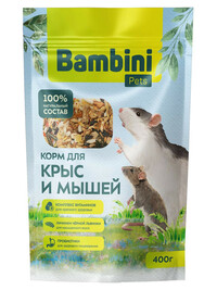 Bambini Pets Корм для крыс и мышей