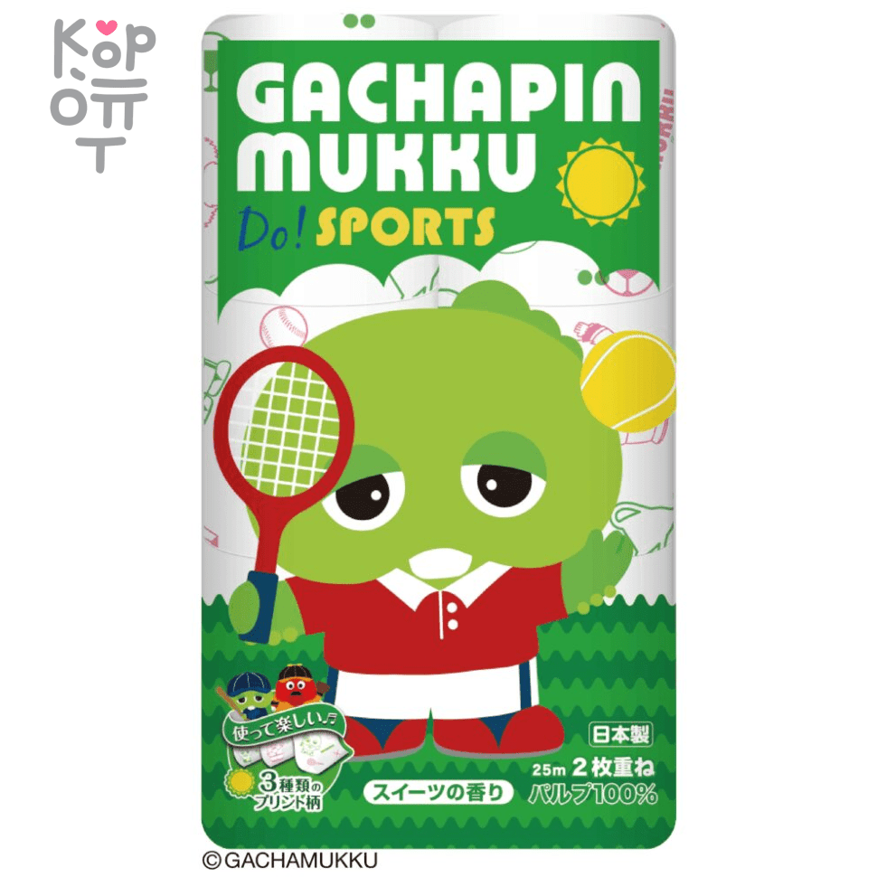 Marutomi Gachapin Mukku Summer Sport - Двухслойная туалетная бумага, 25м.*12рул., купить с доставкой на дом фото 1 — Корейские товары для всей семьи(КорОпт) Marutomi Gachapin Mukku Summer Sport - Двухслойная туалетная бумага, 25м.*12рул., купить с доставкой на дом фото 1 — Корейские товары для всей семьи(КорОпт)