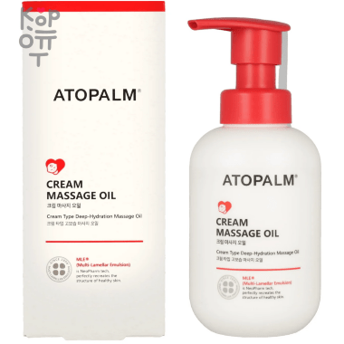 Atopalm Cream Massage Oil - Крем-масло для массажа с Аргинином 200мл. — Корейские товары для всей семьи(КорОпт)