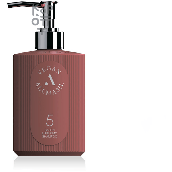 Vegan Allmasil 5 Salon Hair CMC Shampoo - Восстанавливающий профессиональный шампунь с Церамидами для поврежденных волос.