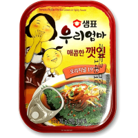 Sempio Sesame Leaves in Spicy Sauce - Консервированные листья кунжута в остром соусе 70гр.