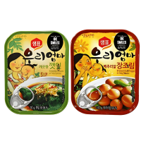 Sempio Sesame Leaves in Spicy Sauce - Консервированные листья кунжута в остром соусе 70гр.