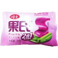 Жевательная резинка Fruit Jelly Bubble Gum Sandwich со вкусом Клубники