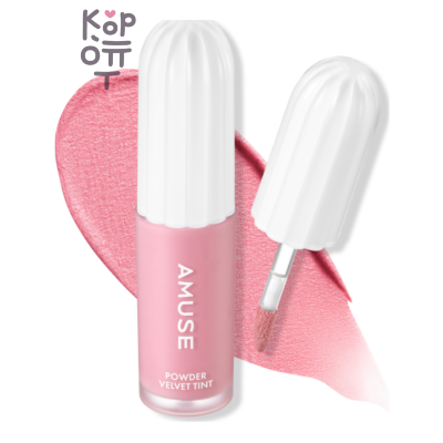 AMUSE Powder Velvet Tint 01 Rare Peach - Матовый тинт для губ, 3,3 г