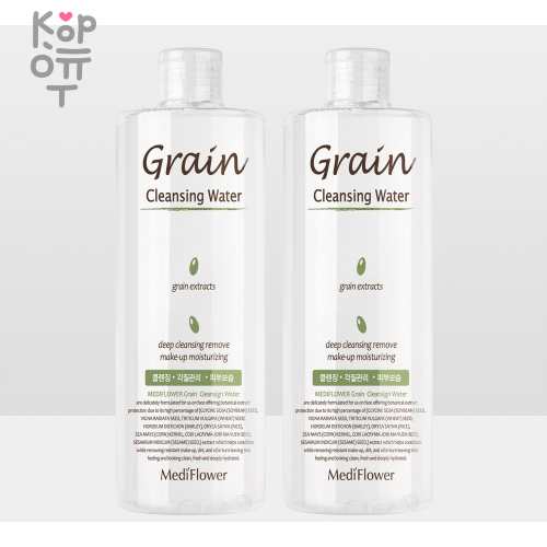 Medi Flower Cleansing Grain Water - ​Очищающая зерновая вода 500мл., купить с доставкой на дом фото 1 — Корейские товары для всей семьи(КорОпт)