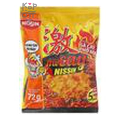 Nissin — Лапша со вкусом корейской острой курицы с сыром (), 72 г, мягкая упаковка