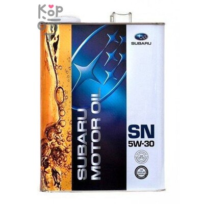 SUBARU MOTOR OIL 5W30 SN - Моторное масло 4л.