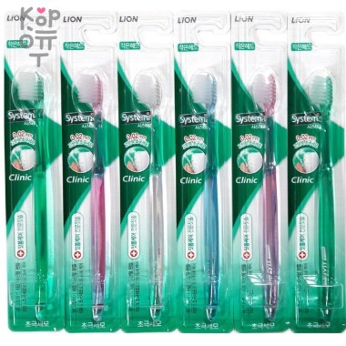 CJ LION Dentor Systema - Зубная щетка с тонкой профессиональной ручкой 1шт. — Корейские товары для всей семьи(КорОпт)