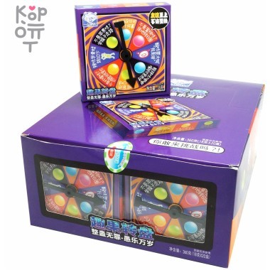 Конфеты фруктовые жевательные с игрой-рулеткой Funny Fruits Crazy Game, 360гр. — Корейские товары для всей семьи(КорОпт)