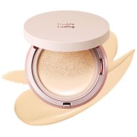Etude Double Lasting Cushion Glow № 17C1 Light Vanilla(Легкая ваниль) SPF50+/PA+++ - Кушон с эффектом двойного сияния 15 гр