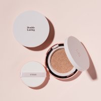Etude Double Lasting Cushion Glow № 17C1 Light Vanilla(Легкая ваниль) SPF50+/PA+++ - Кушон с эффектом двойного сияния 15 гр