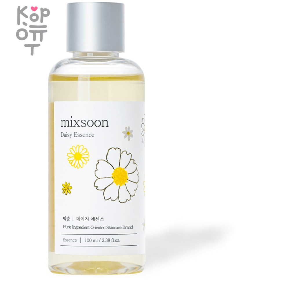 mixsoon Daisy Essence - Эссенция для упругости кожи с экстрактом Маргаритки 100мл. , купить с доставкой на дом фото 1 — Корейские товары для всей семьи(КорОпт)