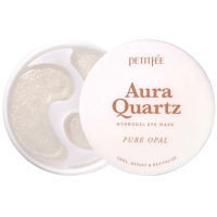 Petitfee Aura Quartz Hydrogel Eye Mask Pure Opal - Охлаждающие патчи от морщин и отеков 40шт.