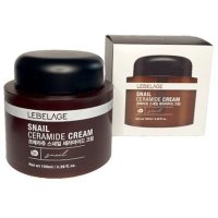 Lebelage Snail Ceramide Cream - Крем для лица с керамидами и муцином улитки, 100мл.