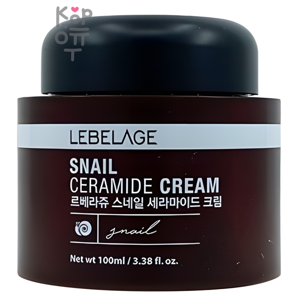 Lebelage Snail Ceramide Cream - Крем для лица с керамидами и муцином улитки, 100мл.