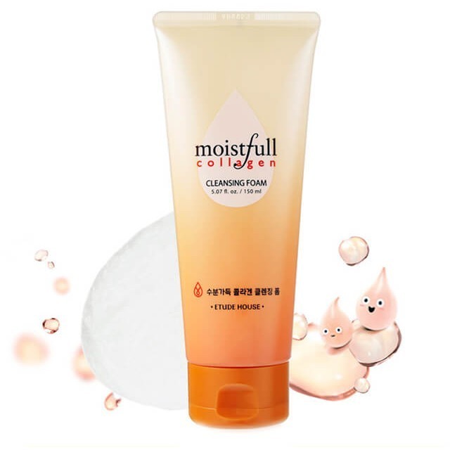 Etude House Moistfull Collagen Cleansing Foam - Увлажняющая пенка для умывания с коллагеном 150мл. Пенка для умывания Etude House Moistfull Collagen Cleansing Foam — уходовое средство для регулярного использования. В КорОпт можно подобрать свежие приходы азиатской косметики с хорошим остаточным сроком годности и собрать заявку по средствам регулярного ухода.
