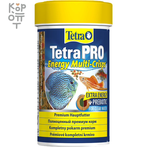 TetraPro Energy Crisps корм-чипсы для всех видов рыб для дополнительной энергии 100 мл, купить с доставкой на дом фото 1 &mdash; Корейские товары для всей семьи(КорОпт)