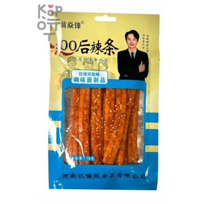 Снэк Weng Yanfeng Foods Юные Депутаты, 76гр. - Пряный пшеничный снек с пряным вкусом, двойной