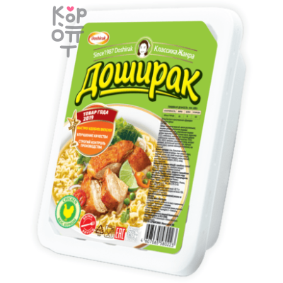 Доширак - Лапша быстрого приготовления со вкусом курицы 90гр.*24шт.