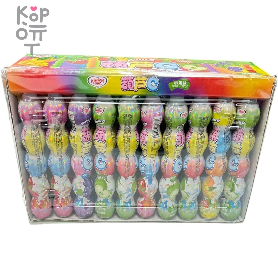 Питьевое Фруктовое желе Hulu Jelly Pudding - Фруктовый напиток со вкусом фруктов, купить с доставкой на дом фото 1 — Корейские товары для всей семьи(КорОпт)