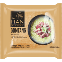 The Han Kitchen Gomtang - Лапша быстрого приготовления с Говядиной в белом бульоне 117 г, Коробка 32 шт.