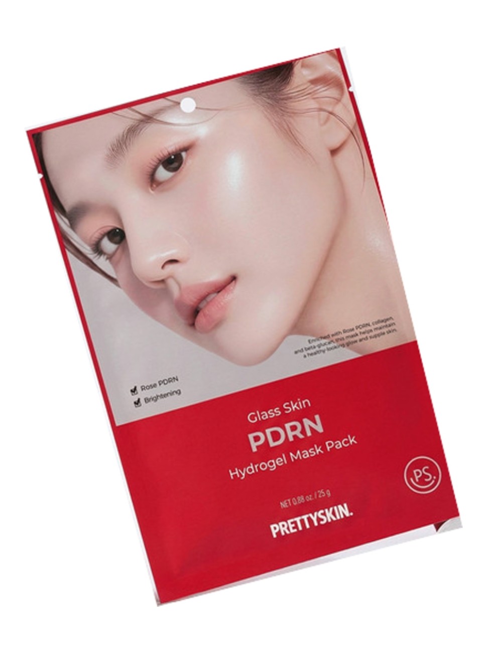 Mask Glass Skin PDRN Hydrogel — Маска для лица гидрогелевая восстанавливающая с ПДРН, 25 гр
