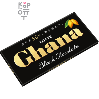 LOTTE Black Chocolate - Шоколад Гана черный 50гр.