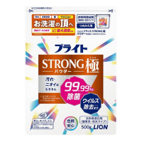 LION "Bright STRONG" Powder Bleach - Кислородный порошок-отбеливатель "Супер яркость" с антибактериальным эффектом