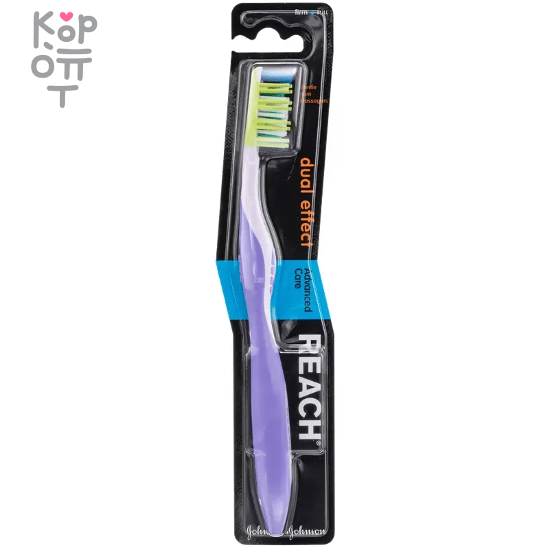 Reach Dual Effect - Зубная щетка Массаж десен (жесткая)., купить с доставкой на дом фото 1 — Корейские товары для всей семьи(КорОпт)