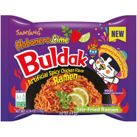 Samyang Hot Chicken Flavor Ramen Habanero Lime Buldak - Лапша быстрого приготовления со вкусом Курицы, перцем Хабанеро и Лаймом.