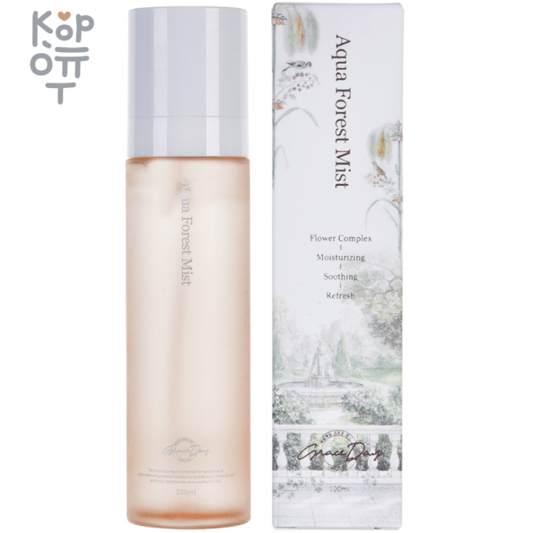Grace Day AQUA Forest Mist - Увлажняющий мист для лица с мадекассосидом, 100мл.