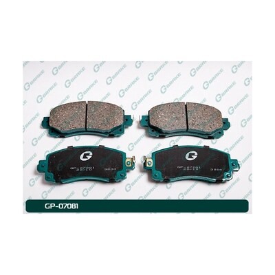 Колодки тормозные дисковые NP-7017, SN320P, GP-07081 26296-FL030 G-BRAKE
