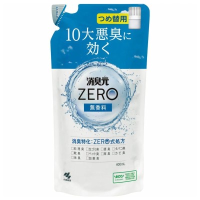 Kobayashi Жидкий дезодорант "Shoshugen Zero" (нейтрализатор / без запаха / сменная упаковка) 400 мл