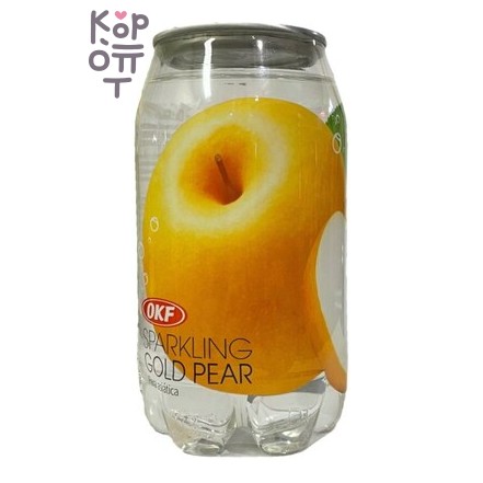 OKF Sparkling Gold Pear - Газированный освежающий напиток, груша, 350 мл
